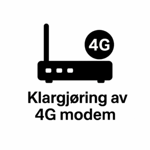 Klargjøring modem